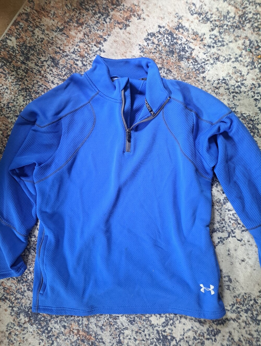 Under Armour Blue Quarter-Zip Pullover